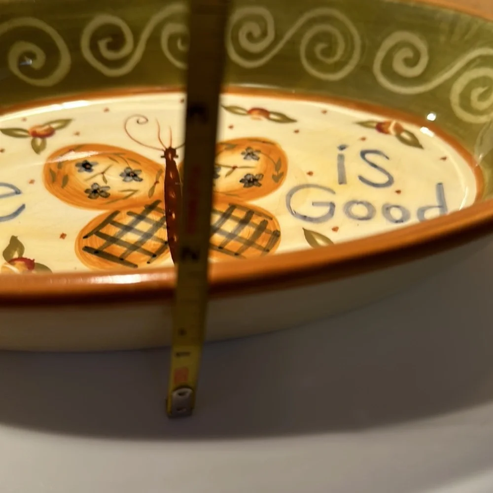 Oval dish